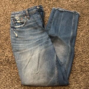 Abercrombie & Fitch Light Wash Straight Leg Jeans